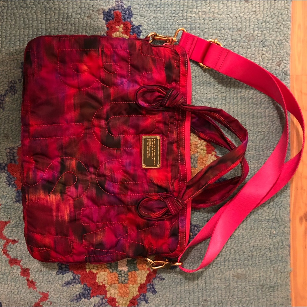 Marc Jacobs nylon laptop tote